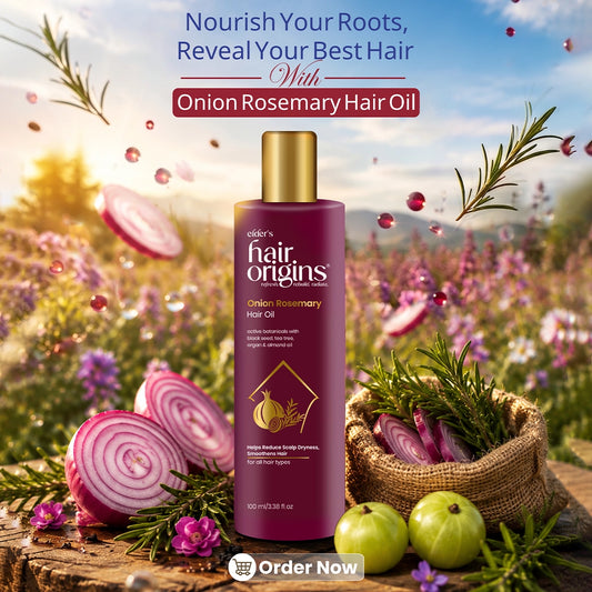 Elder's Hair Origins Onion Rosemary Hair Oil