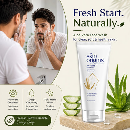 Skin Origins Aloe Vera and Green Tea Face Wash